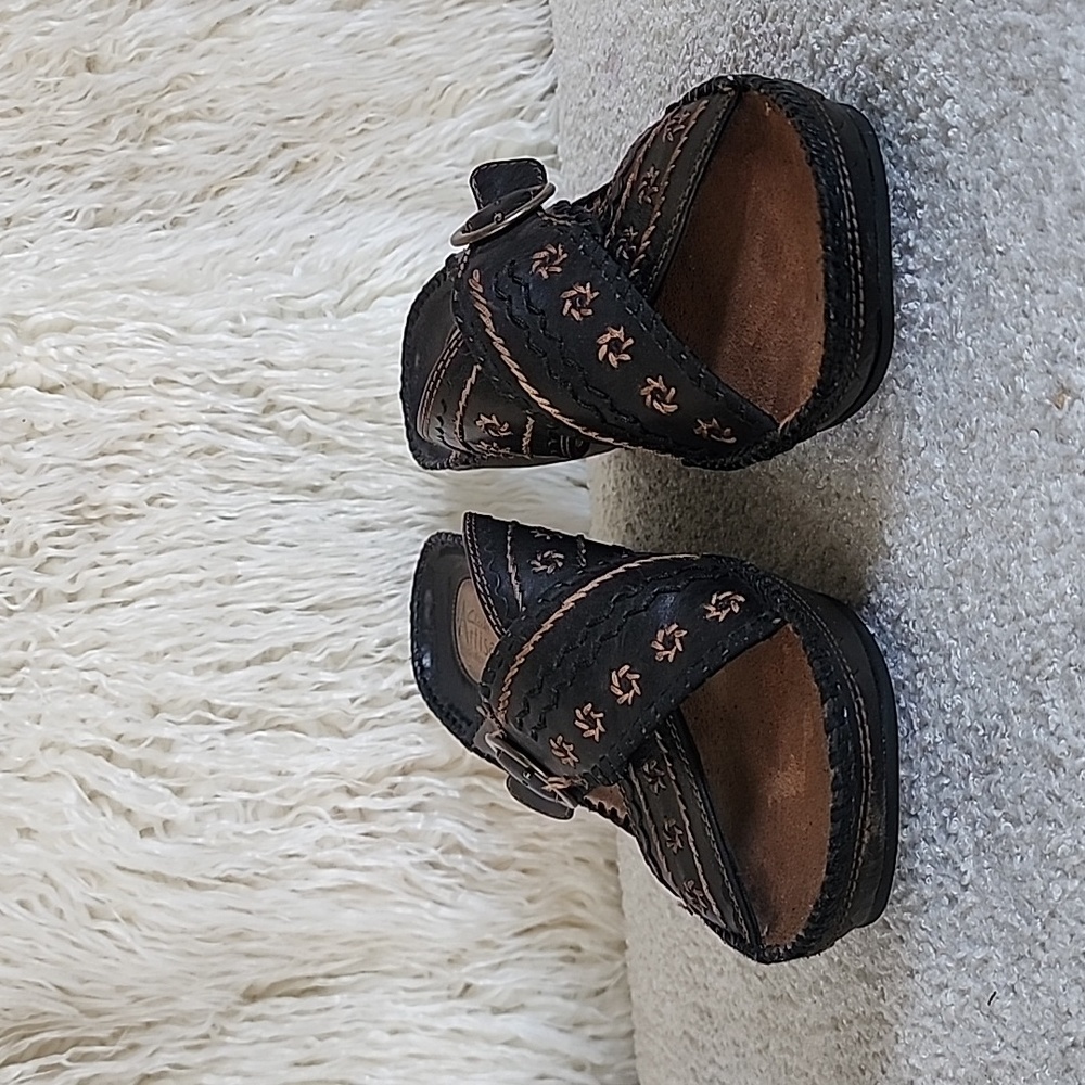 Clarks Artisan Collection Wedge Sandals Summer Shoes Gothic  Brown size 10M